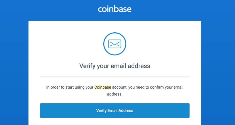 coinbase verify email